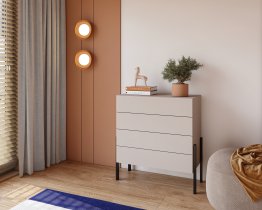 Helvetia meble - Komoda Jukon S - kašmir - 24KSND27