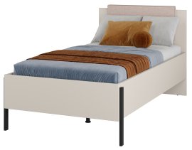 Krevet Jukon S - 100x200 cm - kašmir - 24KSND34