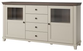 Komoda Evora - svijetlo bež/svijetlo bež/hrast dunin - 24D1JU25