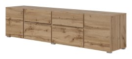 TV komoda Asymetric - hrast wotan - 24N0OA39