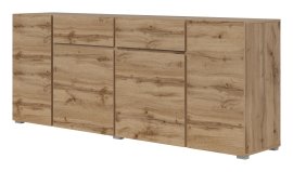 Komoda široka Asymetric - hrast wotan - 24N0OA47