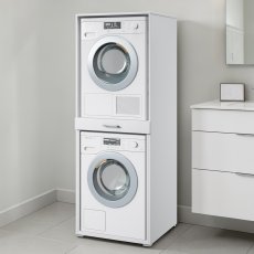 Ormar za perilicu i sušilicu rublja Aza - bijela - 3097ME61