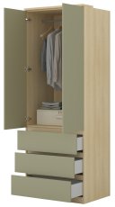 Ormar Terra - hrast/eukaliptus - 24LEON68