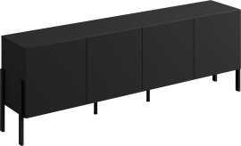 TV komoda Jukon 4D - crni oniks - 24W3ND25