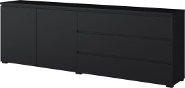 Široka komoda Modo - crni oniks - 24W3OJ28