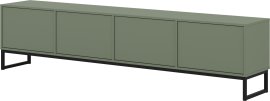 TV komoda Loft 4D - zelena - 24G2OZ40