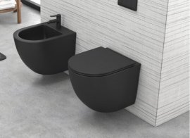 Karag - WC školjka LT 046 crna rimless