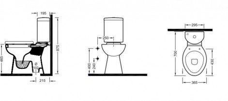 Karag - WC školjka Engelli s kotlićem