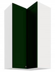 Lupus - Modul Asti Verde Super Mat - UNHO 60 - gornji kutni element sa dvije police