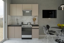 Kuhinja Alfa 180 cm - stone grey