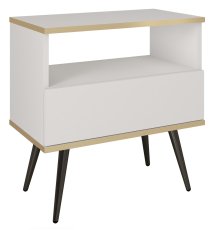 Noćni ormarić Oro S-54 - bijeli