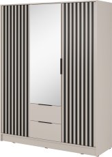 Piaski - Ormar Nelly 3D s ogledalom - kašmir