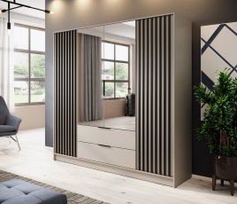 Ormar Nelly 4D s ogledalom - kašmir