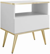 Noćni ormarić Oro - bijela