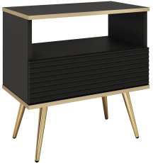 Noćni ormarić Oro - crni