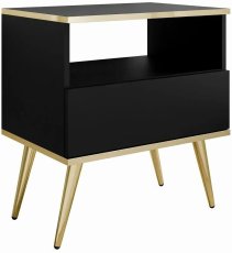 Noćni ormarić Oro - crni
