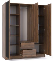 Garderobni ormar Nelly 3D - orah