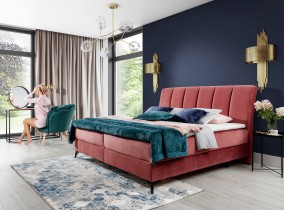 Boxspring krevet Aderito - 140x200 cm