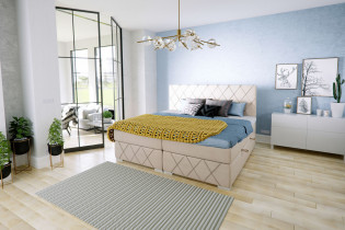 Laverto - Boxspring krevet Royal
