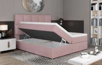 Eltap - Boxspring krevet Glossy - 140x200 cm