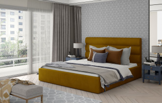 Eltap - Krevet Caramel s drvenim okvirom - 200x200 cm
