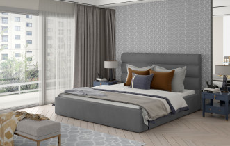 Eltap - Krevet Caramel s drvenim okvirom - 200x200 cm