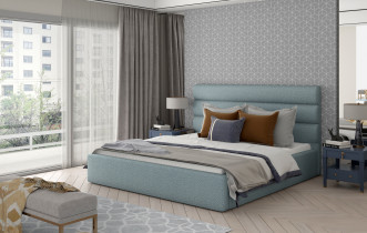 Eltap - Krevet Caramel s drvenim okvirom - 200x200 cm