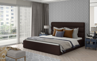 Eltap - Krevet Caramel s drvenim okvirom - 200x200 cm