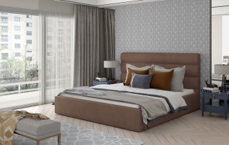 Eltap - Krevet Caramel s drvenim okvirom - 200x200 cm