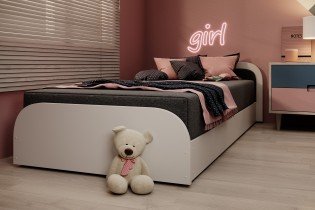 Eltap - Dječji krevet Parys 80x190 cm - bijela