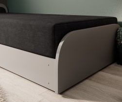 Eltap - Dječji krevet Parys 80x190 cm - siva