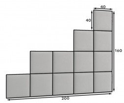 Eltap - Tapecirani paneli Quadratta 200x160