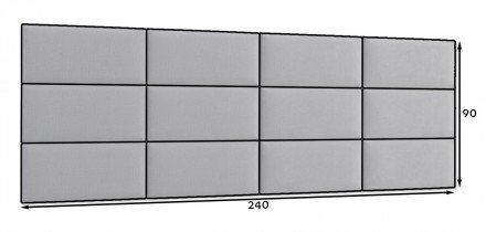 Eltap - Tapecirani paneli Quadratta 240x90