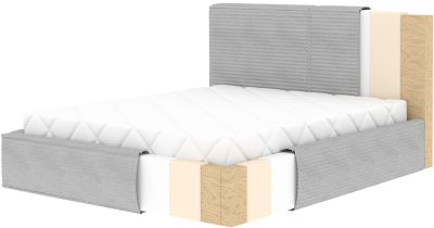 Eltap - Krevet Pesillo s metalnim okvirom - 140x200 cm