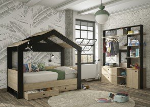 Gami Fabricant Francias - Dvije ladice za krevet kućicu Duplex 90x190 cm