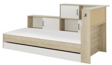 Gami Fabricant Francias - Dječji krevet Erwan - Kesten/bijela - 90x200 cm