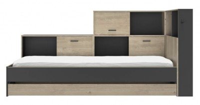 Gami Fabricant Francias - Dječji krevet Erwan - Kesten - 90x200 cm