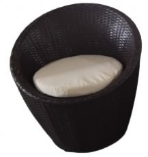 Vrtna stolica Modico - KR.015.001 - tamnosmeđa