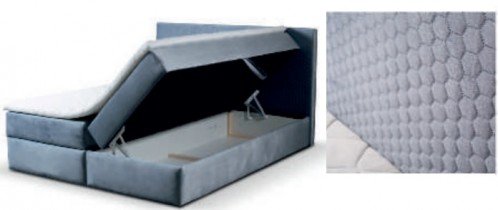 Pionier - Boxspring krevet Emma - 160x200 cm