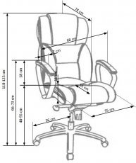 Halmar - Uredska stolica Foster - svijetlosmeđa