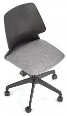 Halmar - Dječja radna stolica Gravity - crna/siva