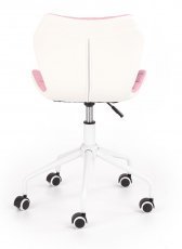 Halmar - Uredska stolica Matrix 3 - roza/bijela