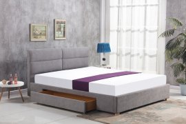 Halmar - Krevet Merida 160x200 cm - svijetlosiva