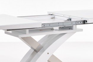 Halmar - Blagovaonski stol na razvlačenje Sandor 2 - bijela