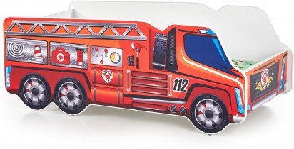 Halmar - Dječji krevet Fire Truck - 70x140 cm