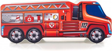 Halmar - Dječji krevet Fire Truck - 70x140 cm
