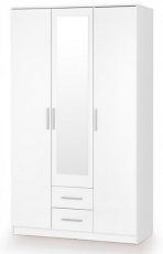 Ormar s ogledalom Lima S-3 - bijela