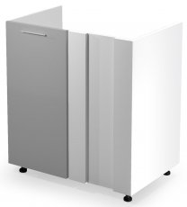 Kuhinjski element donji Vento DK-100/82 - bijela/svijetlosiva