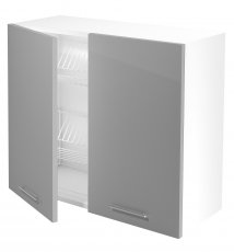 Kuhinjski element gornji Vento GC-80/72 - bijela/svijetlosiva