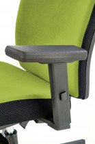 Halmar - Uredska stolica Pop - crna/zelena